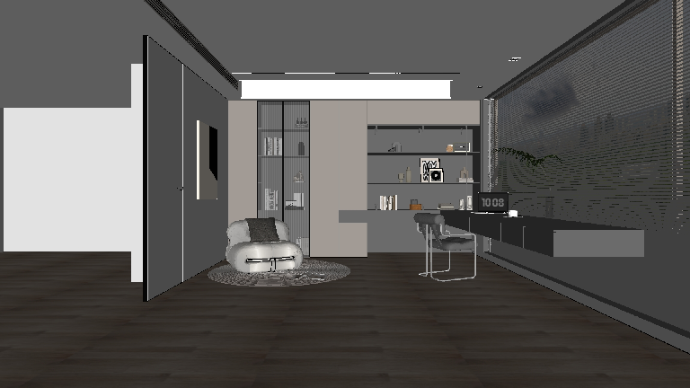 Modern Study Room