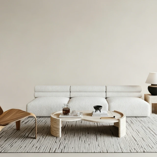 Minimalist  Living Room Furniture Set 3d model