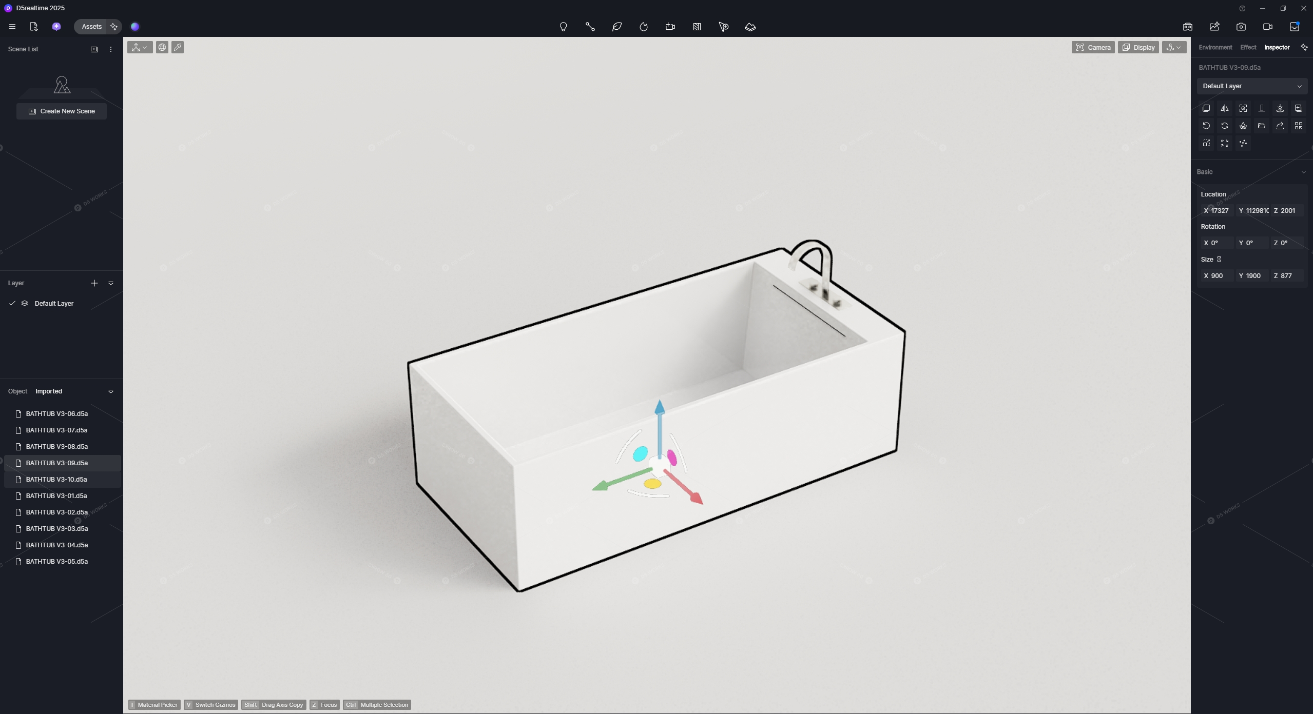 Bathtubs 3D Models 2