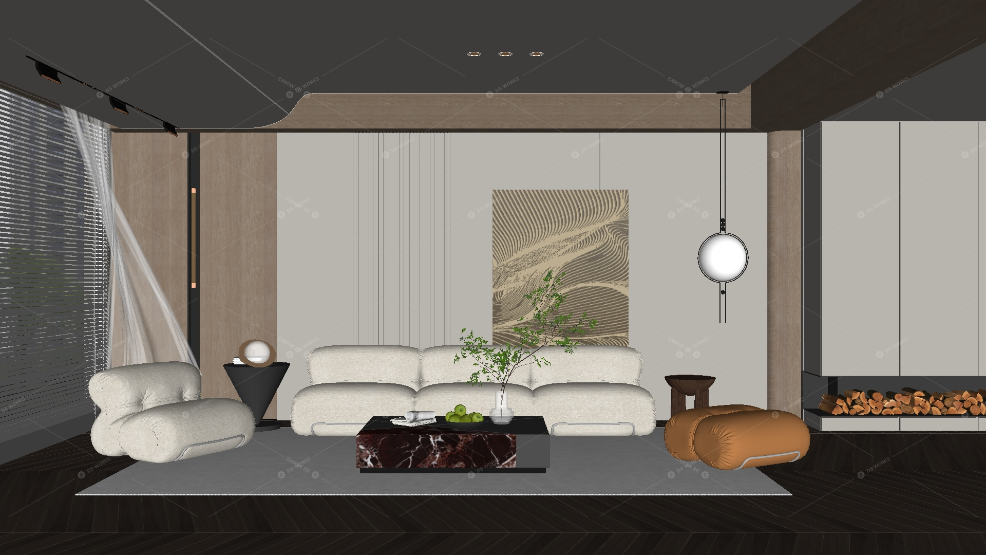 Living Rooms 3D Models