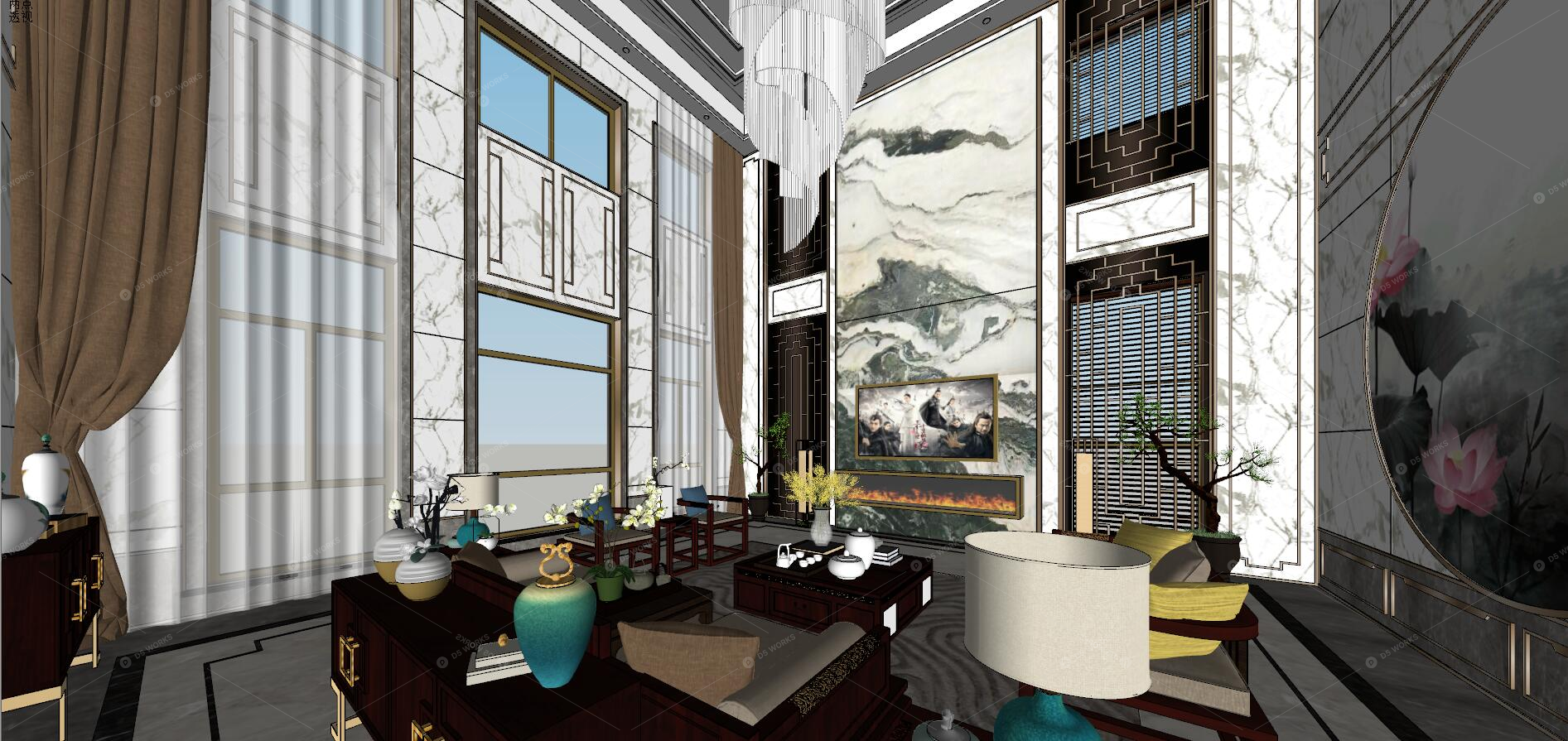 Living & Dining Rooms 3D Models 14