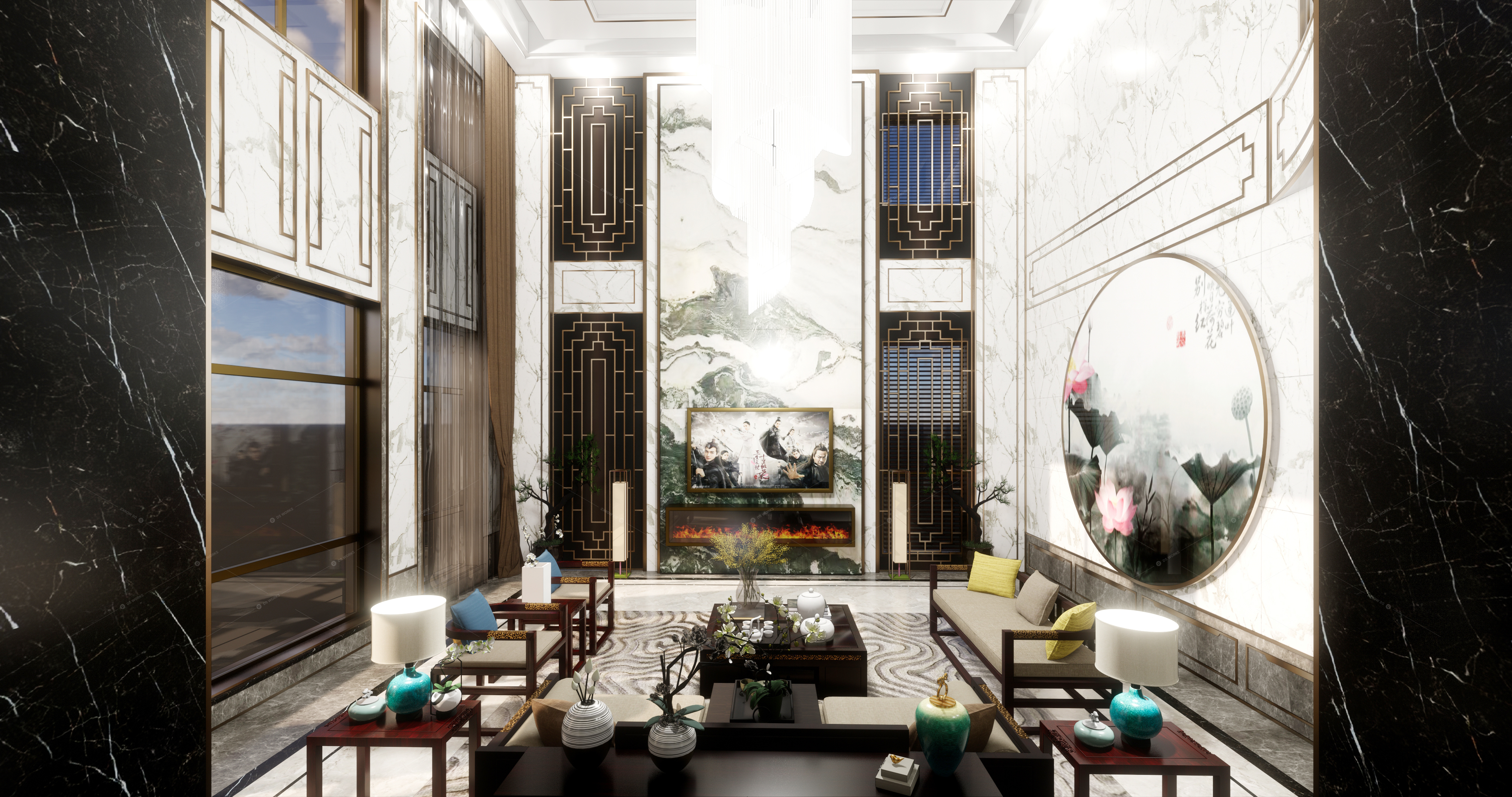 Living & Dining Rooms 3D Models 6