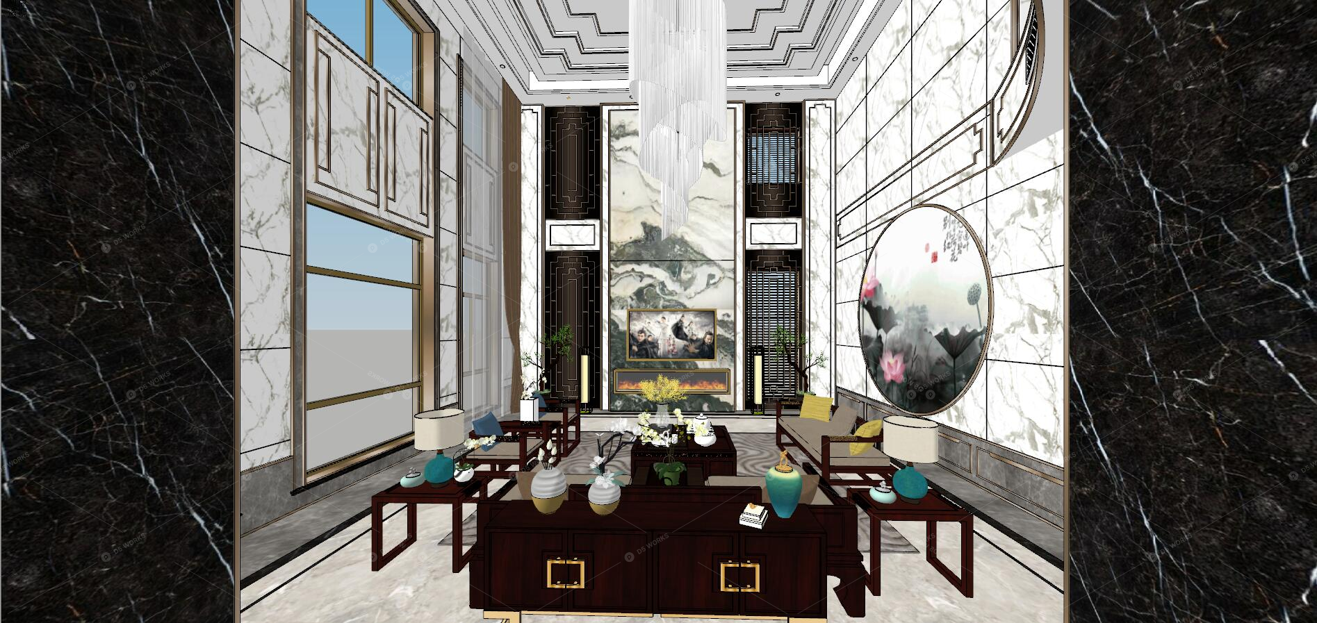 Living & Dining Rooms 3D Models 7