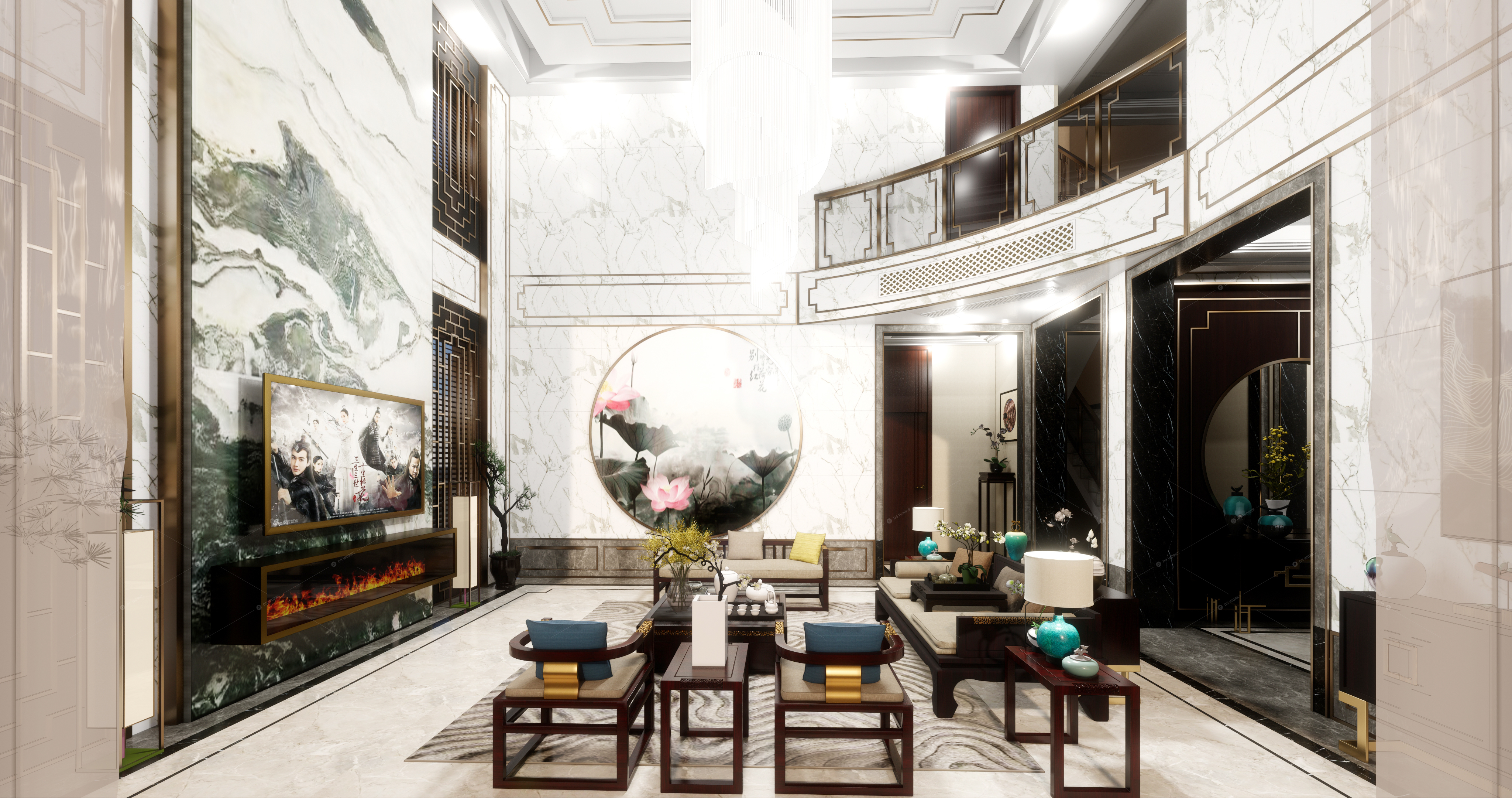 Living & Dining Rooms 3D Models 2