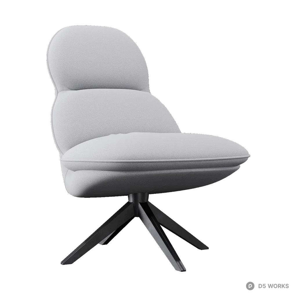 Conca Armchair 3d model - Image 1