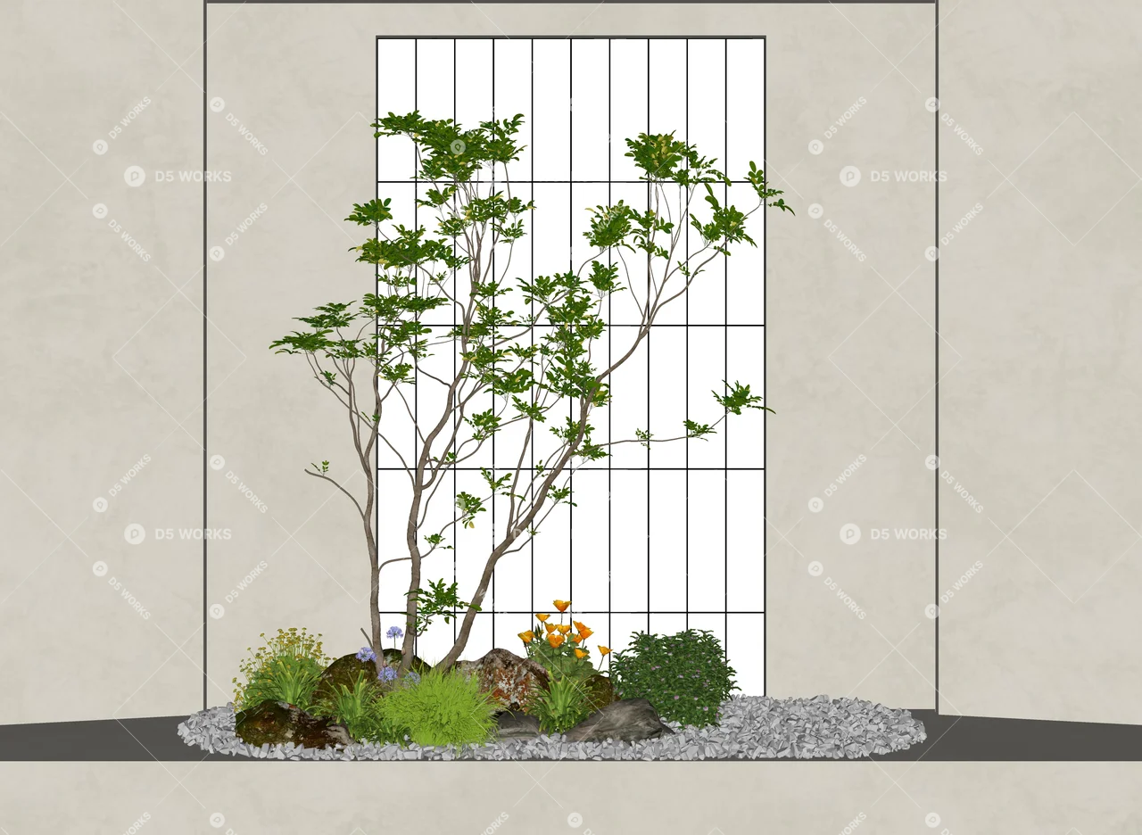 Indoor Landscape 3d model thumbnail 3