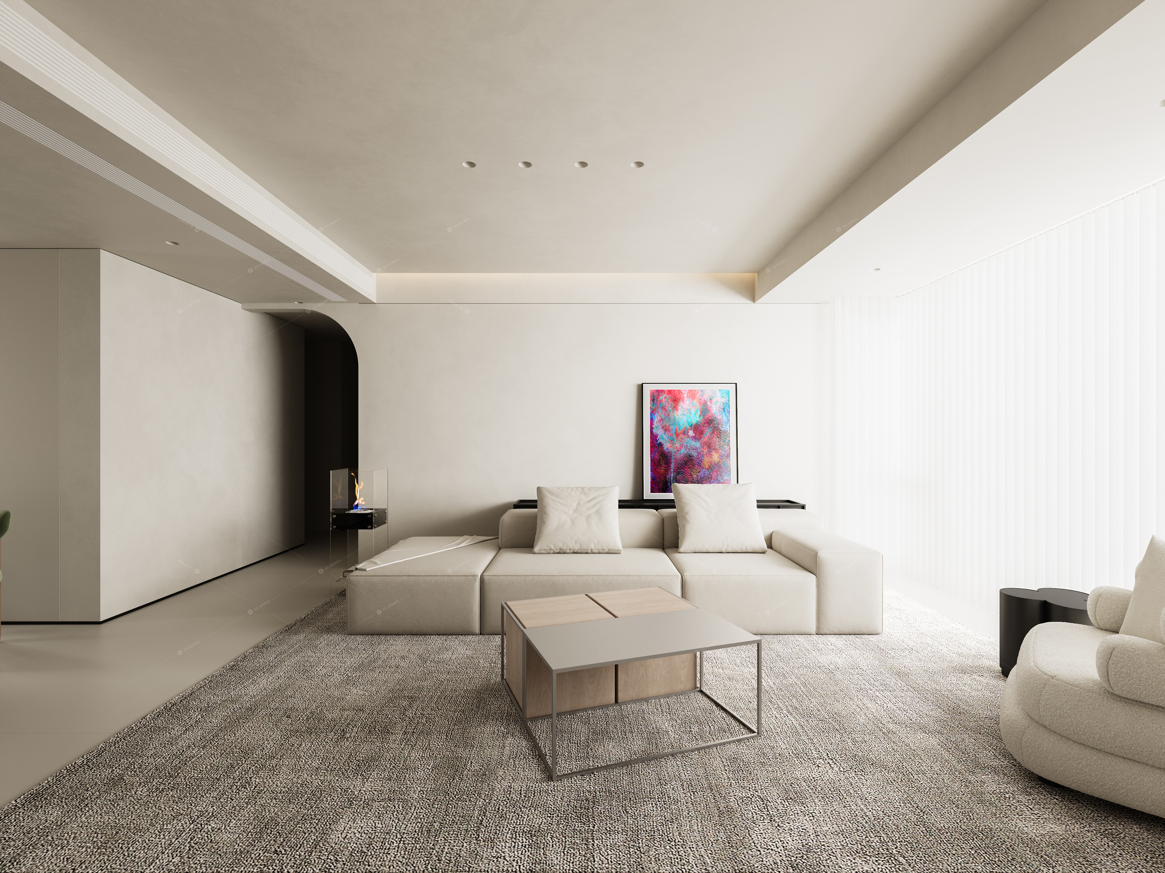 Living & Dining Rooms 3D Models 10