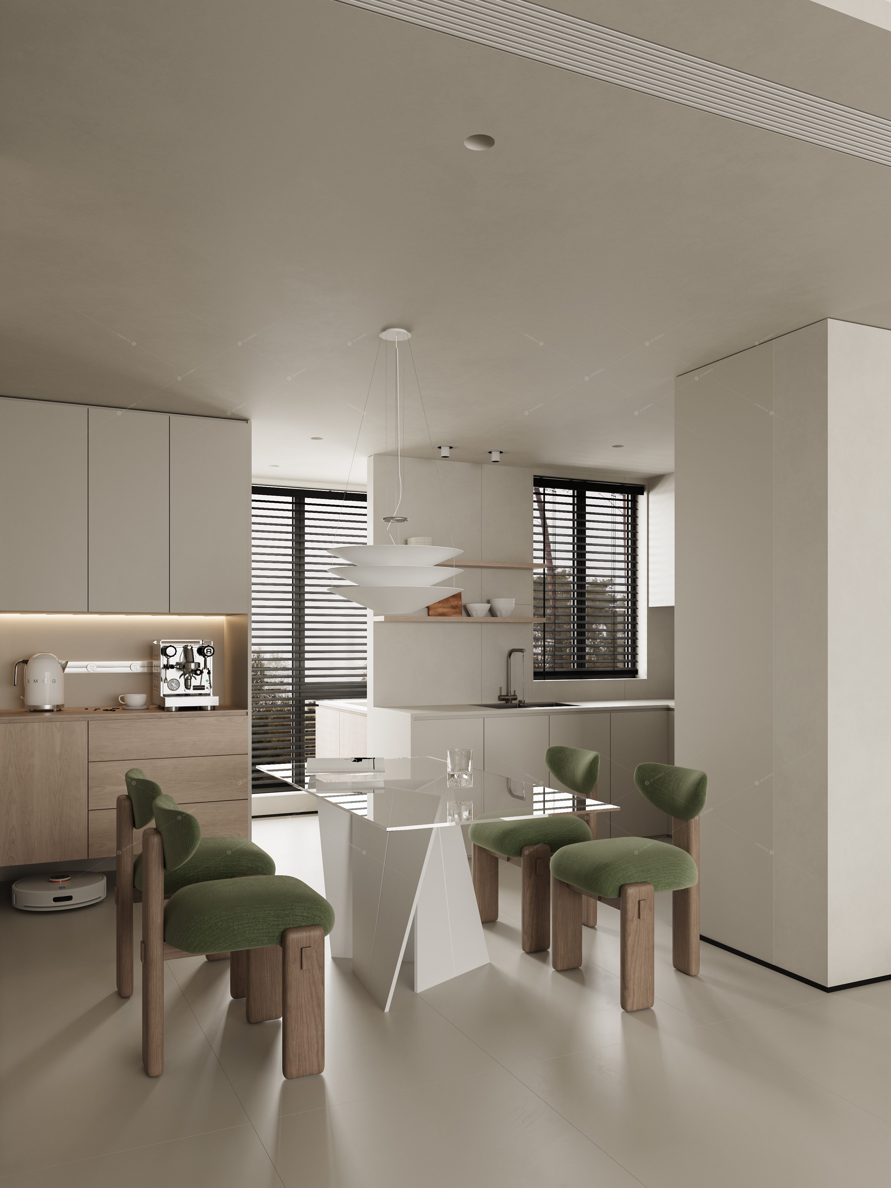 Living & Dining Rooms 3D Models 4