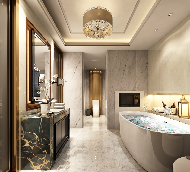 Modern Hotel Bathroom