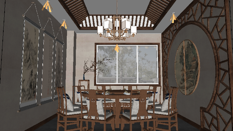 Chinese Pendant Light