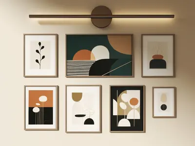 Modern Mid-Century Modern Paintings