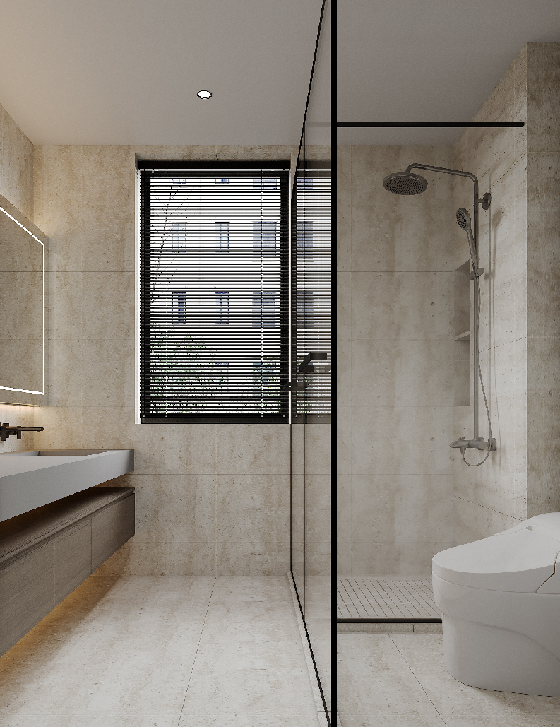 Organic Modern Bathroom