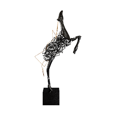 Abstract Deer Sculpture 