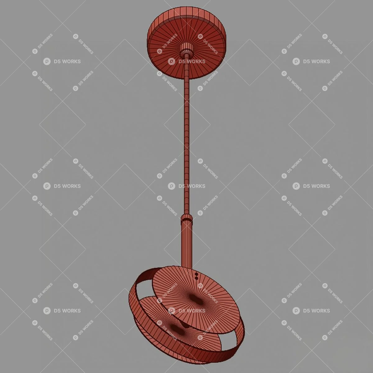 Pendant Light 3d model thumbnail 2