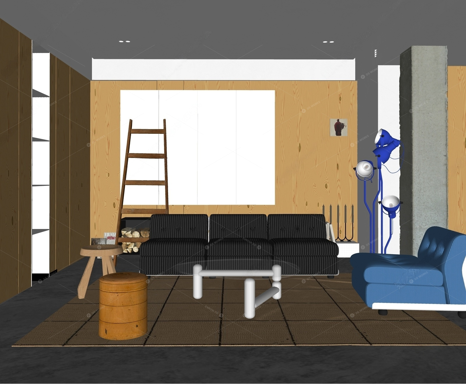 Living Rooms 3D Models 2