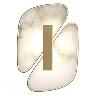 Marble Texture Wall Sconce 3d model