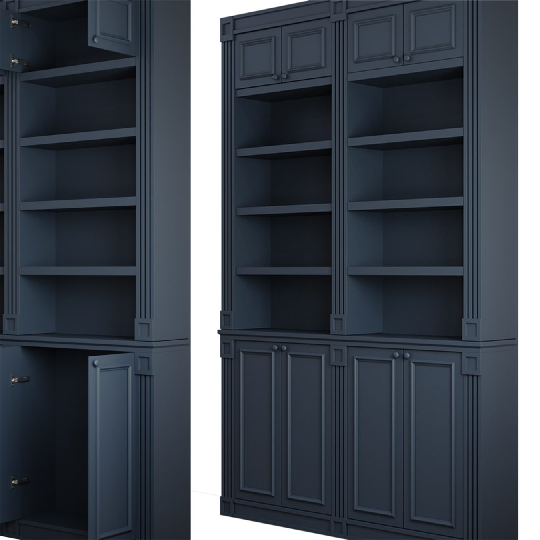Neoclassical Bookcase