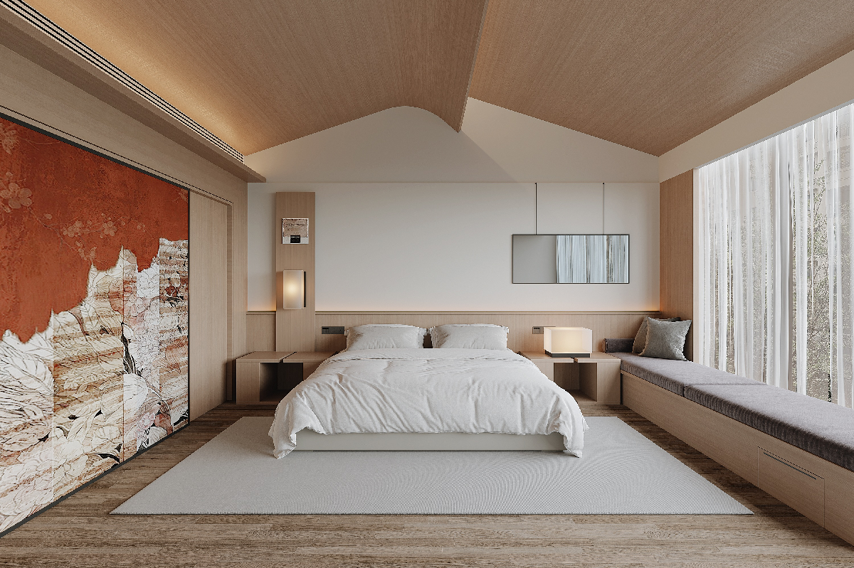 Organic Modern Hotel Guest Room