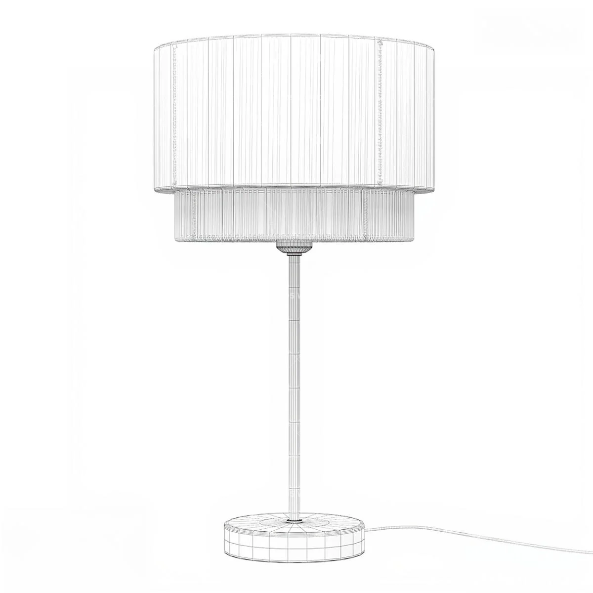 Southeast Asian Table Lamp 3d model thumbnail 2