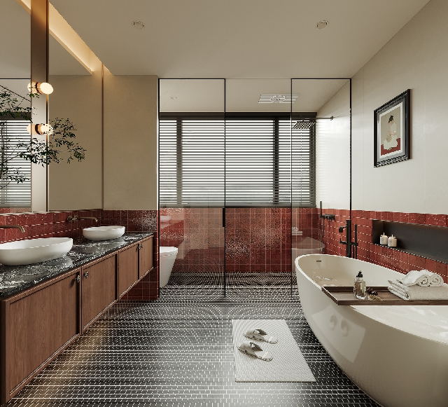 Mid-Century Modern Bathroom