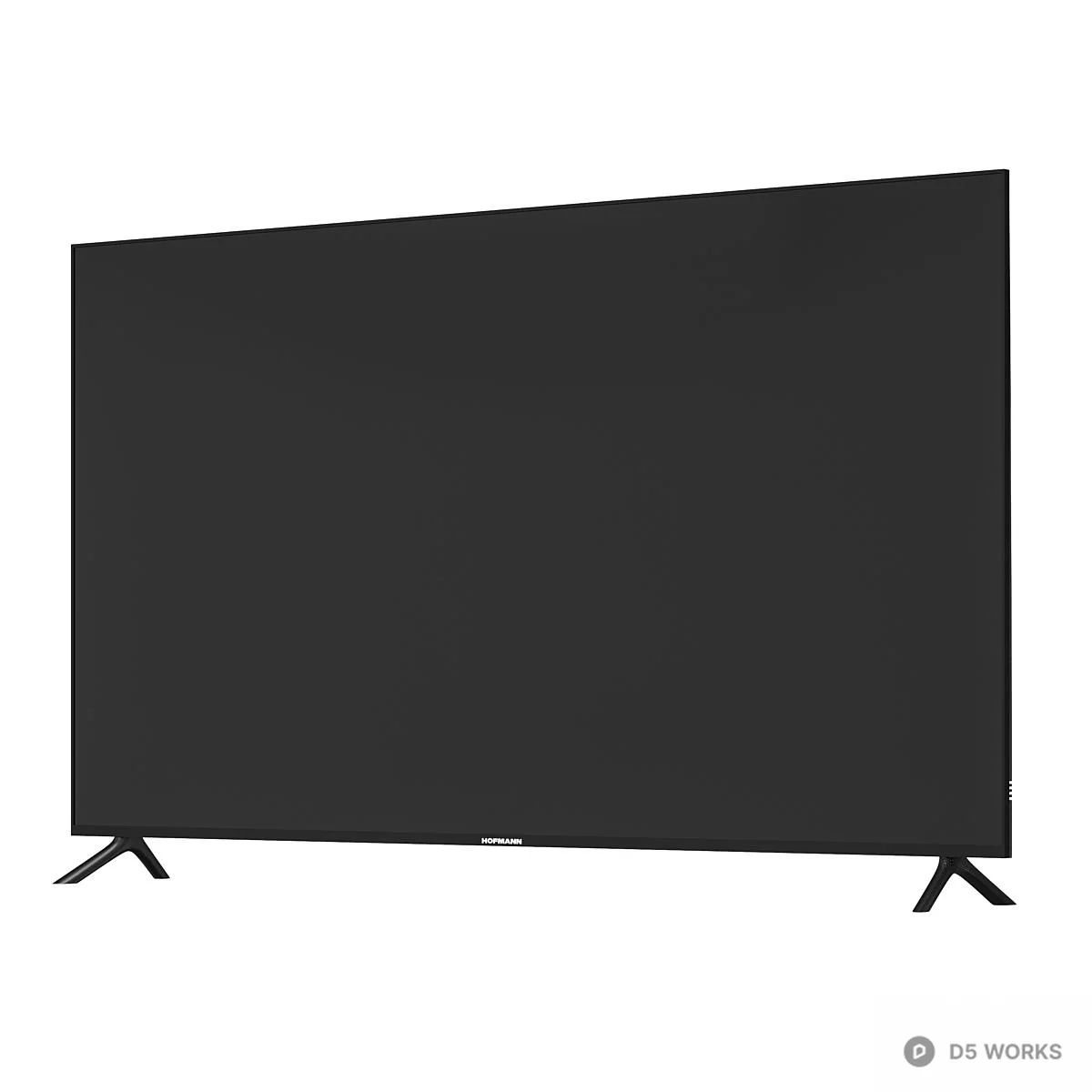 Ultra Slim Frameless TV With Mountain Landscape Display 3d model thumbnail 2
