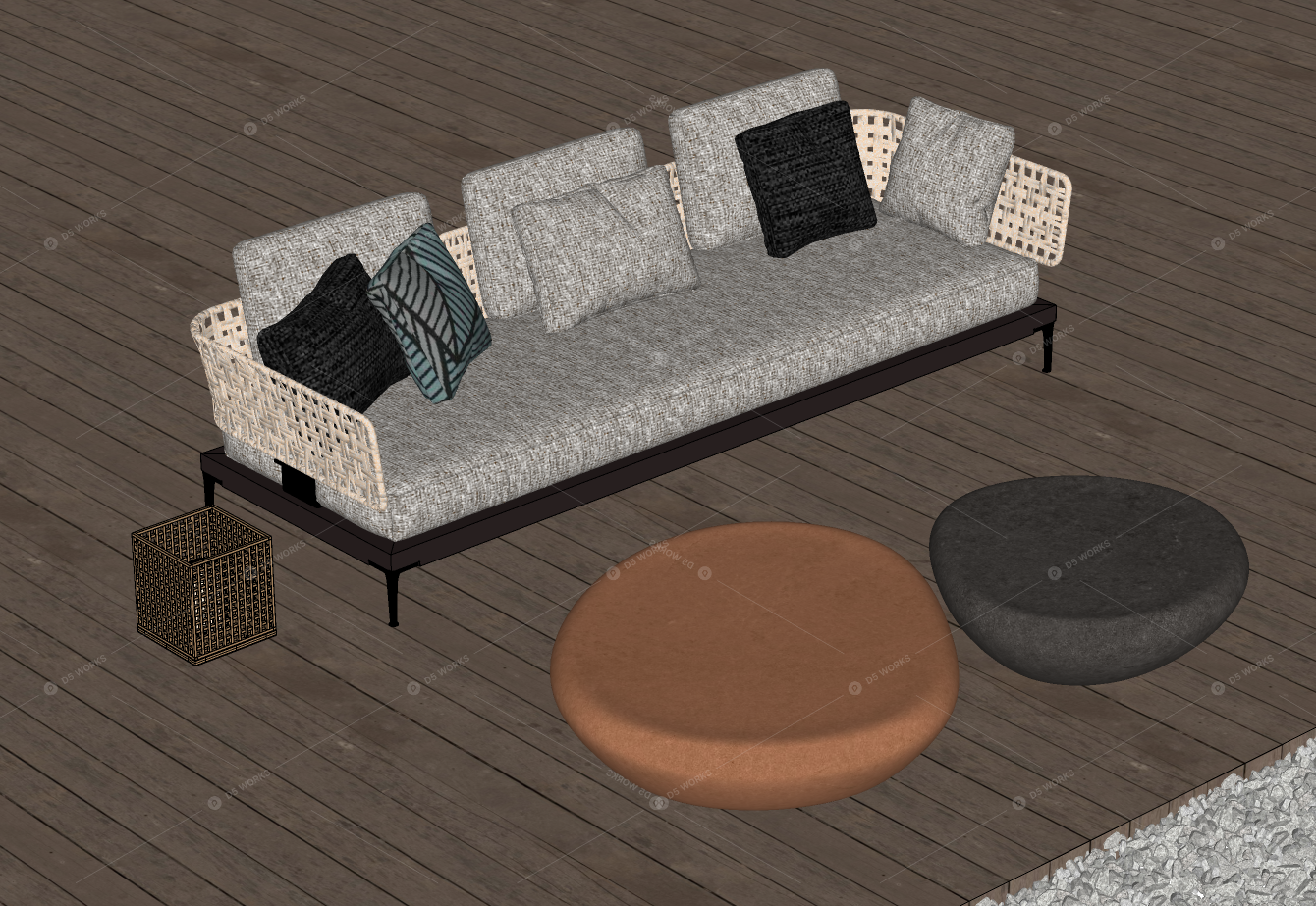 Outdoor Furniture 3D Models 2