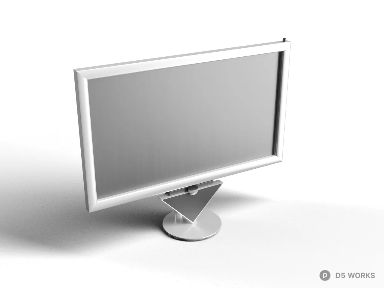 Minimalist Computer Monitor 3d model - Image 1