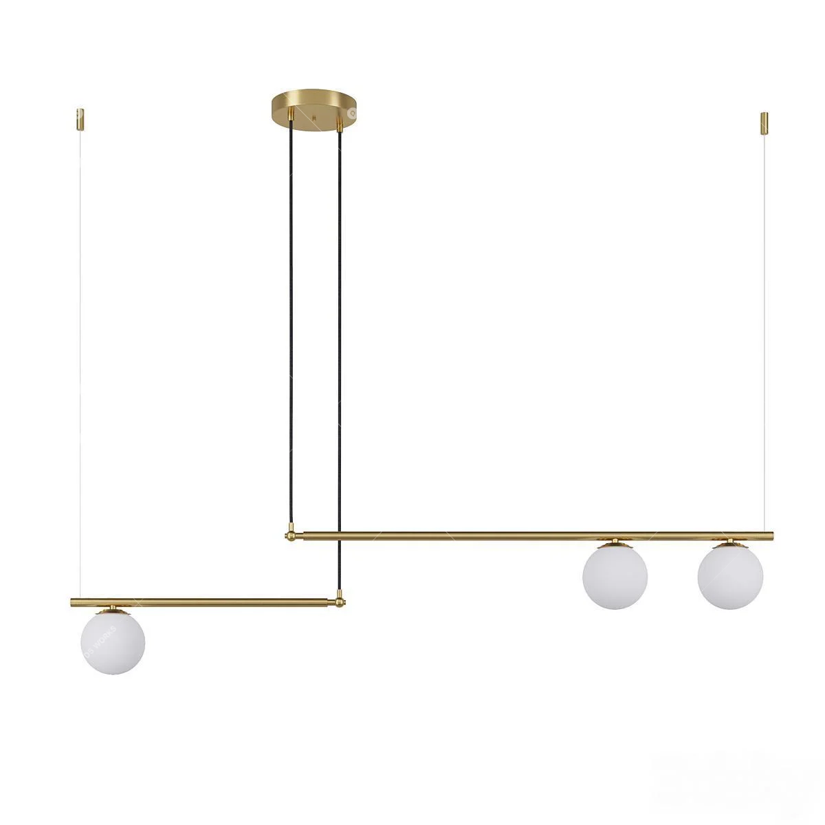 Pendant Light 3d model thumbnail 2