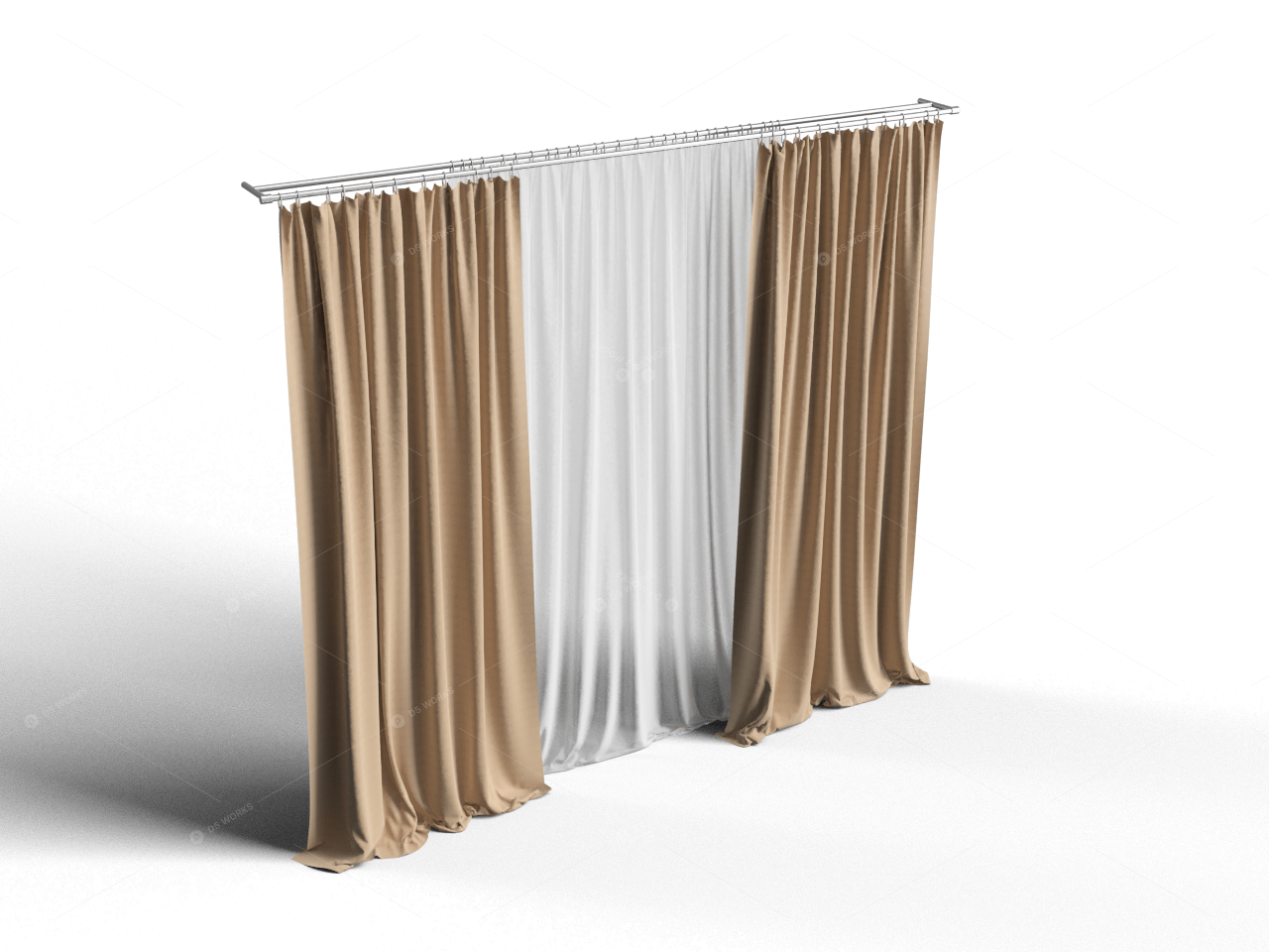 Curtains 3D Models