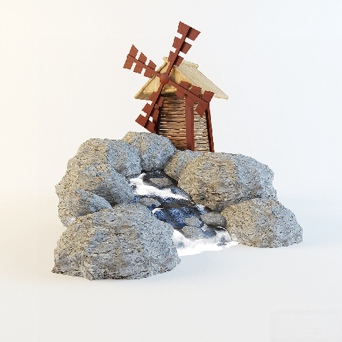 Modern Rockery & Water Features
