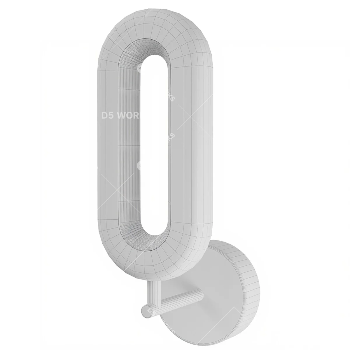 Contemporary Wall Lamp 3d model thumbnail 3