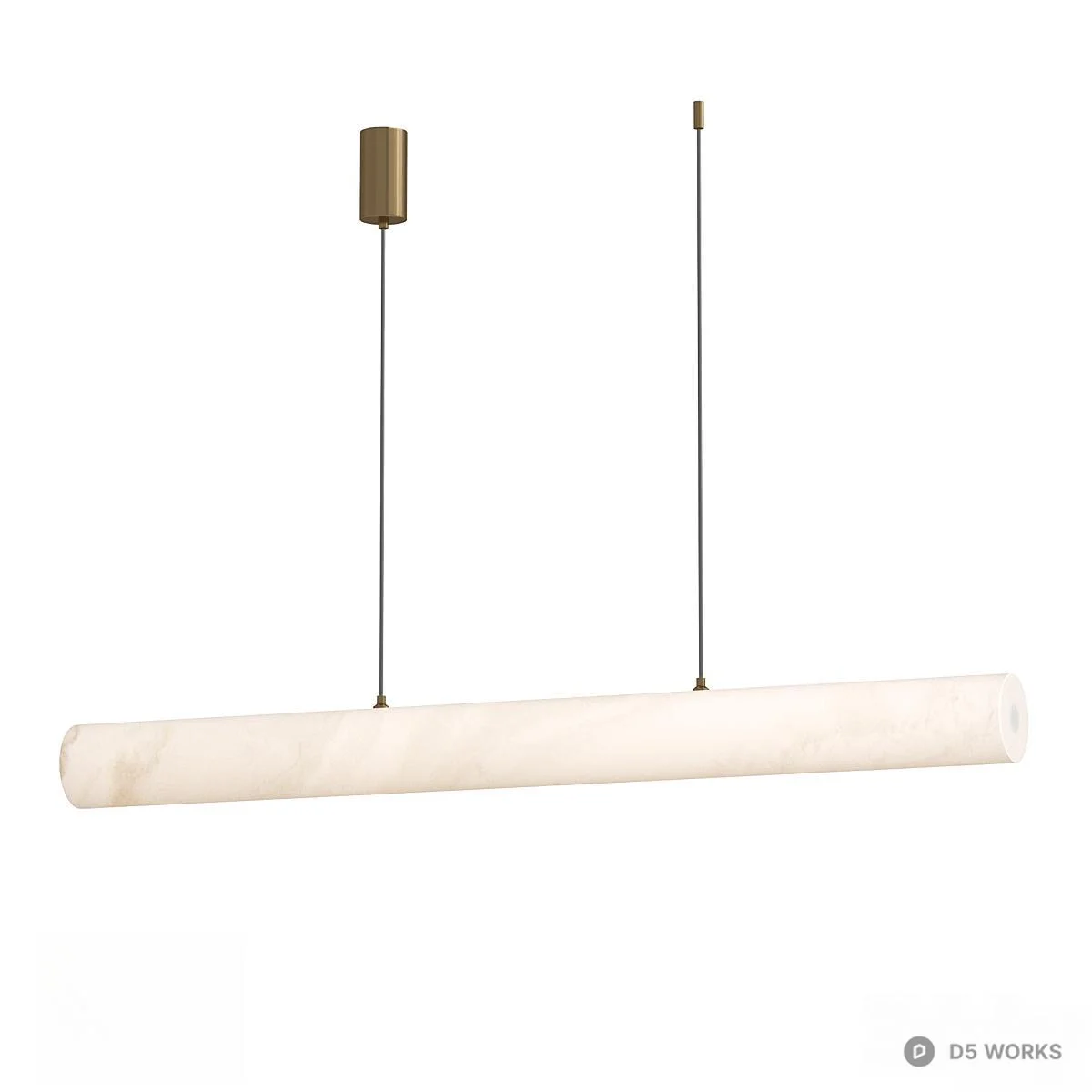 Minimalist Linear Pendant Light 3d model thumbnail 3