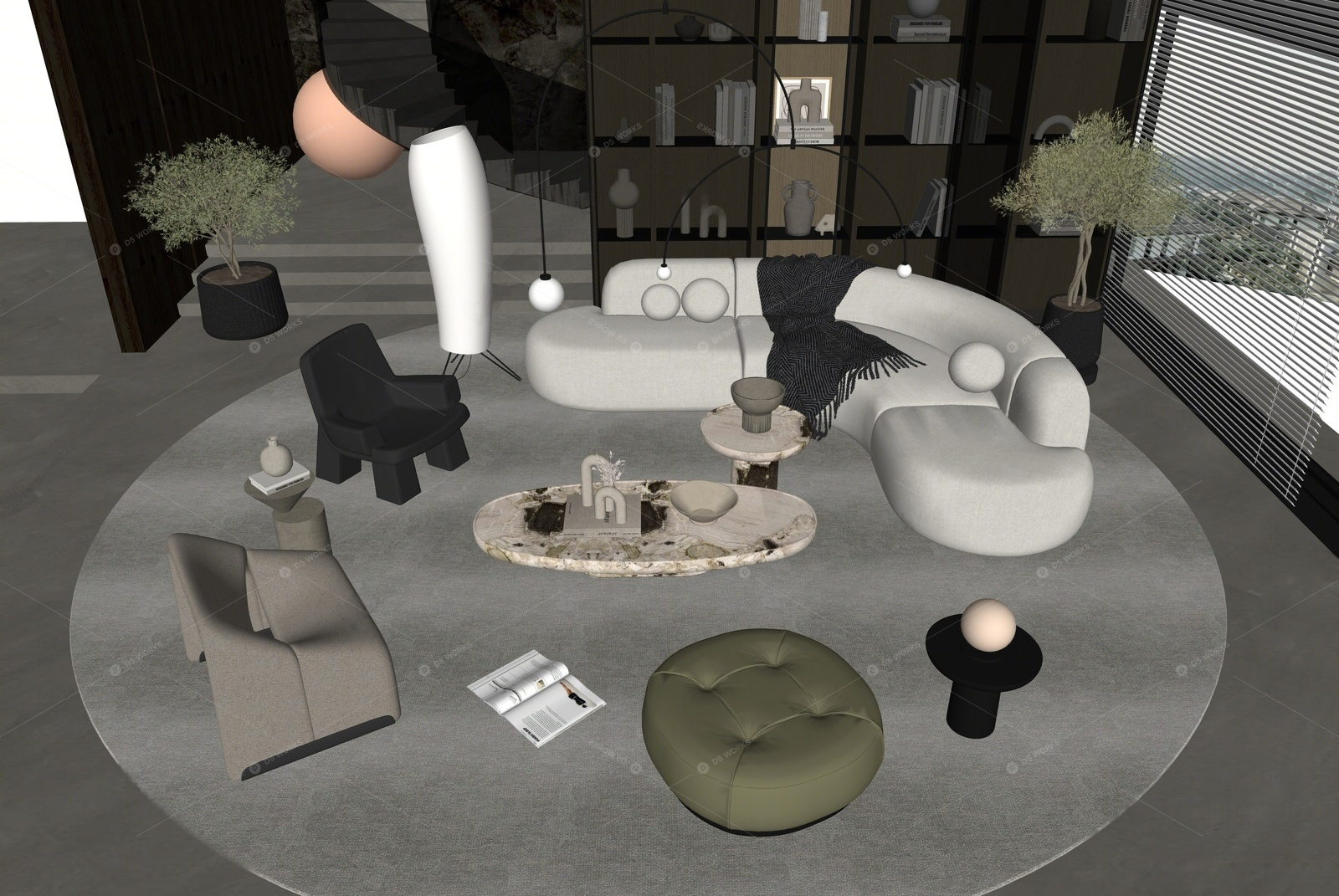 Living Rooms 3D Models 2