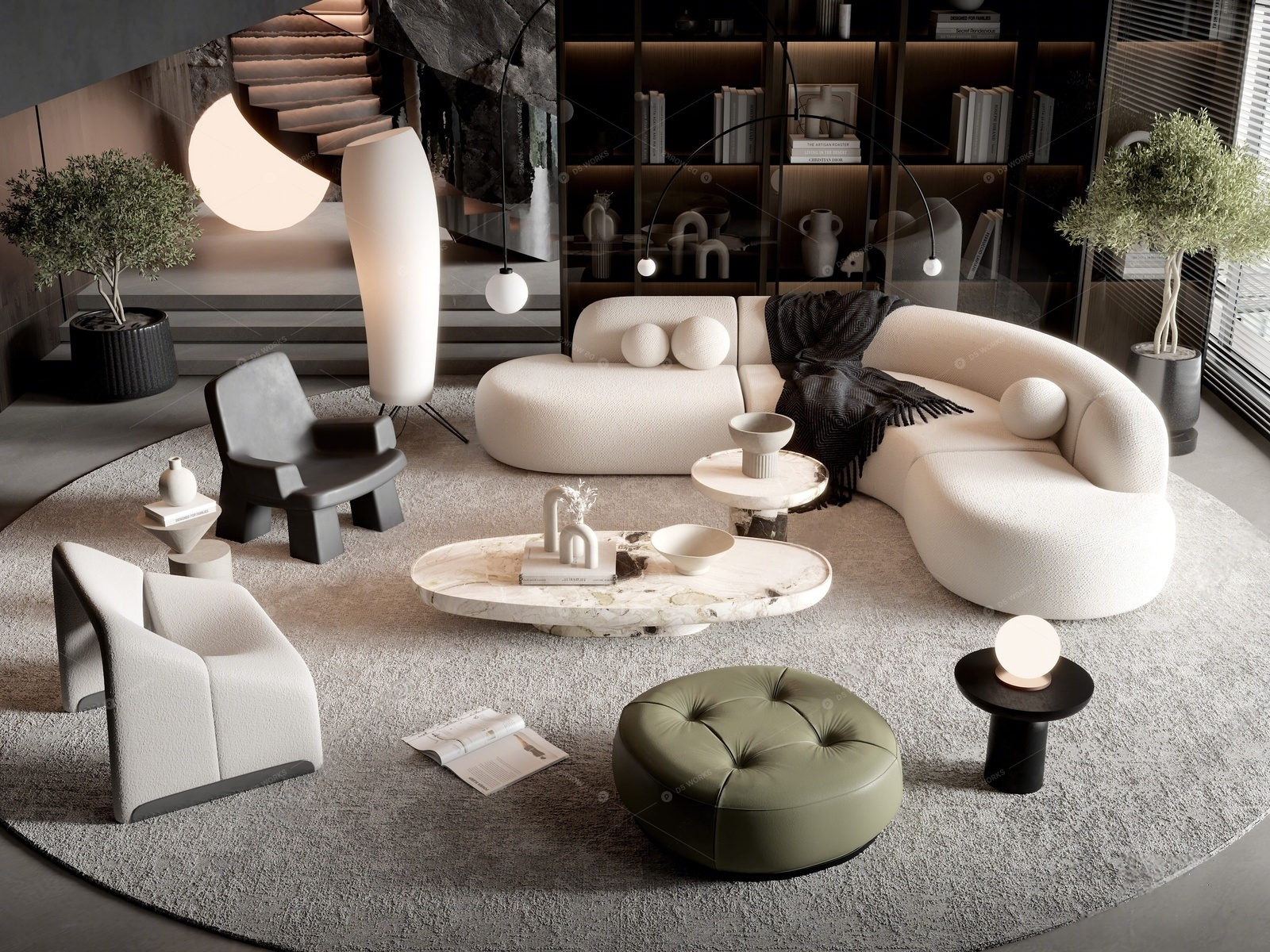 Living Rooms 3D Models