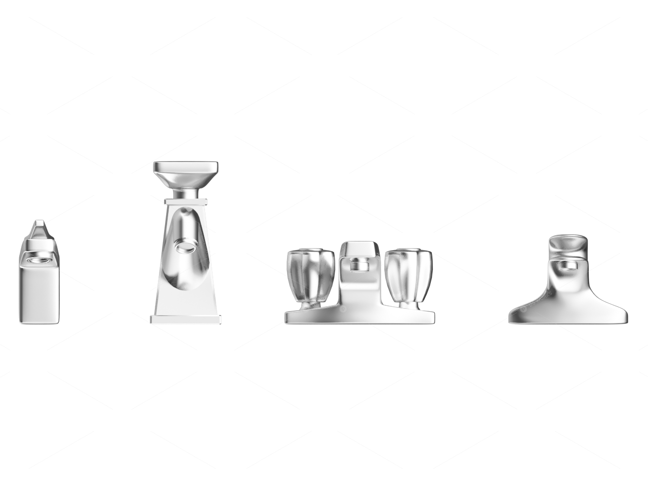 Faucet Handles 3D Models 2