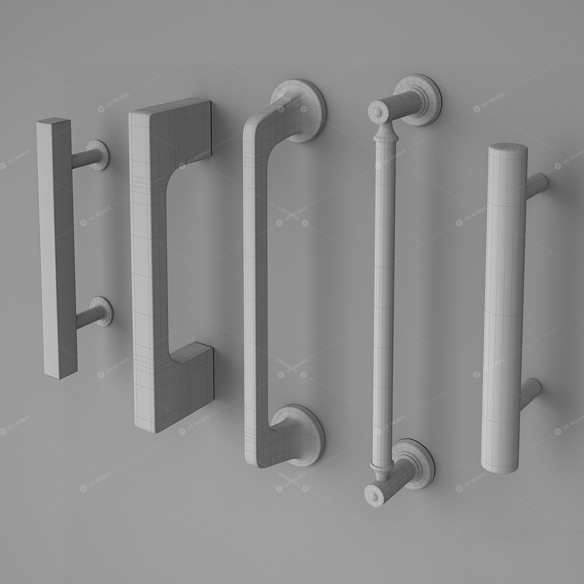 Faucet Handles 3D Models 2