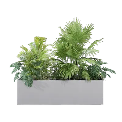 Grouped vegetation 12 3d model