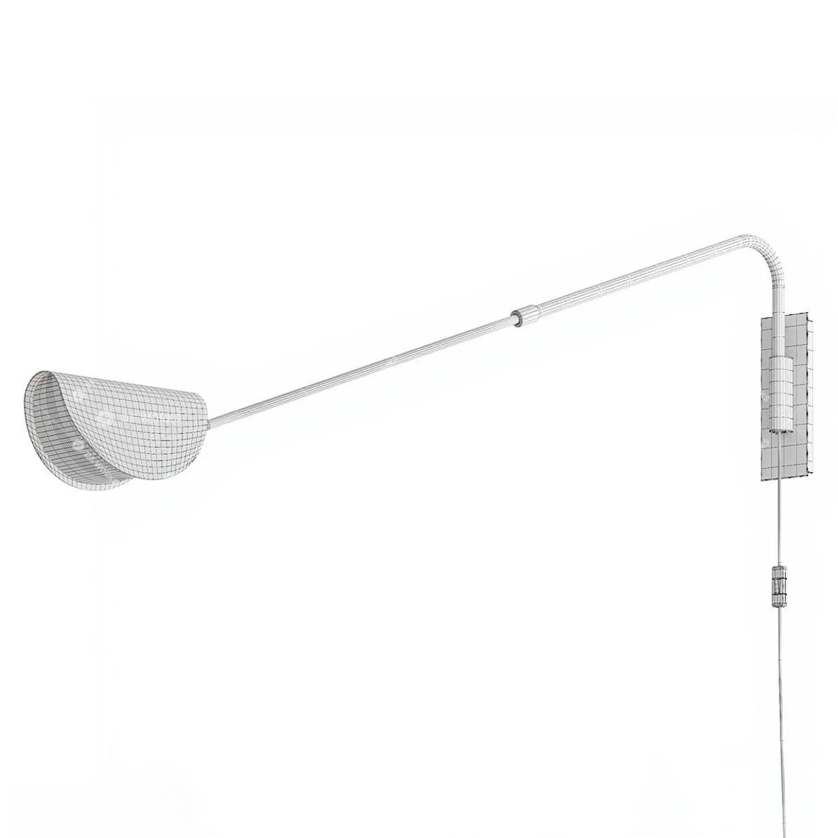 Modern Wall Lamp 3d model thumbnail 3