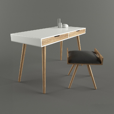 Modern Desk & Chair Set