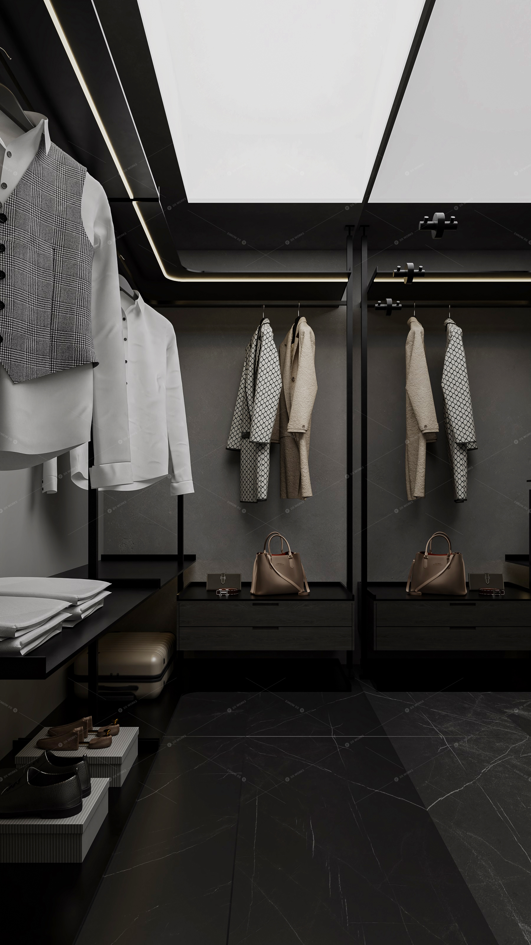 Walk-in Closets 3D Models
