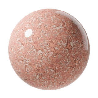 Terrazzo Red patterned terrazzo