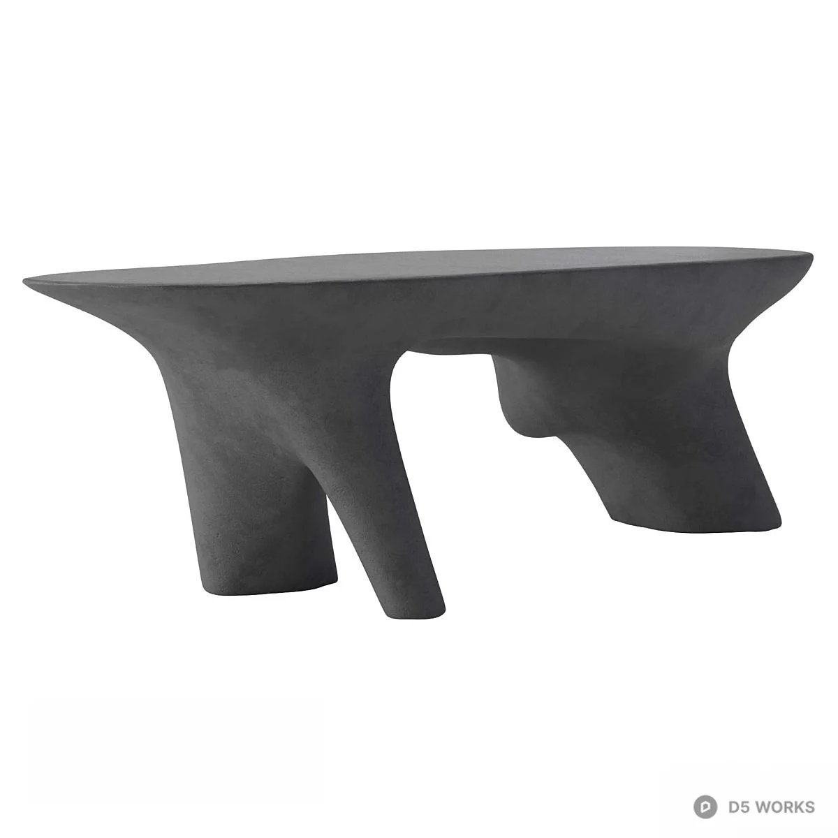 Organic Sculptural Coffee Table 3d model thumbnail 3