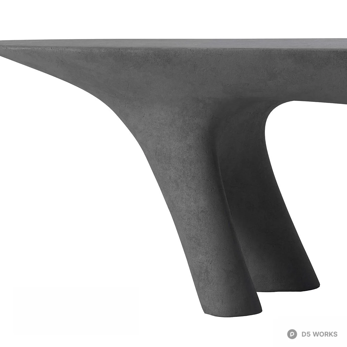 Organic Sculptural Coffee Table 3d model thumbnail 5