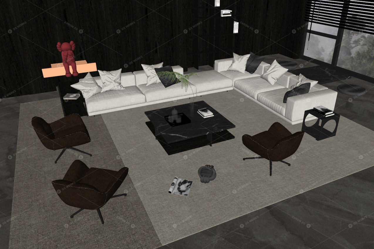 Furniture Sets 3D Models 2