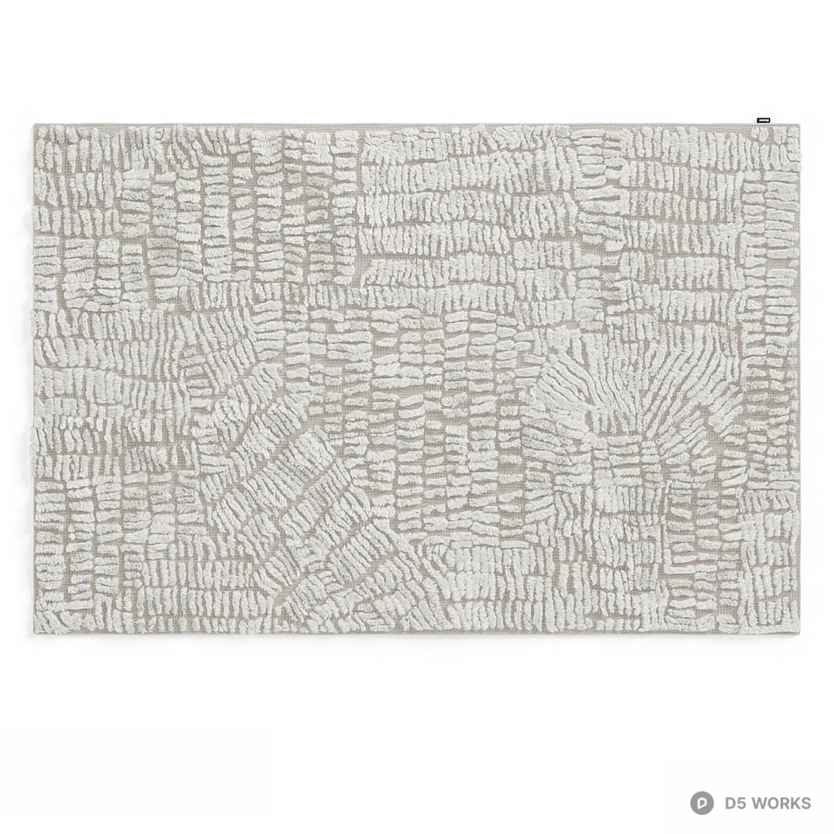 Textured Contemporary Rug 3d model thumbnail 2