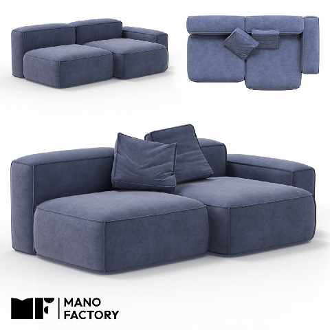 Modern Two-seater Sofa