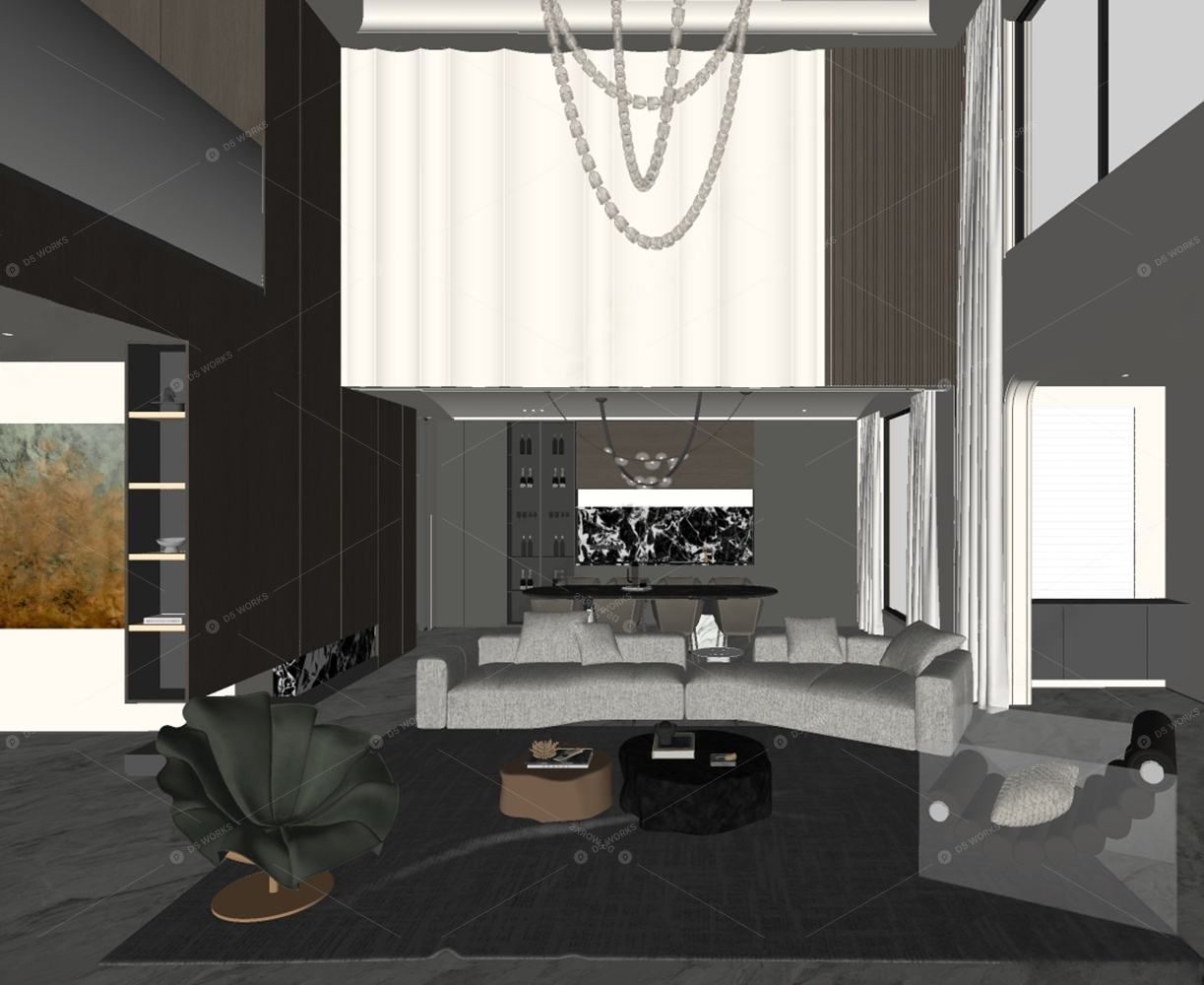 Living Rooms 3D Models 2
