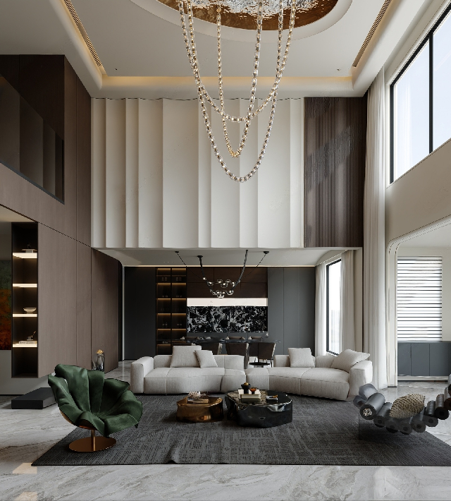 Modern Villa Living Room