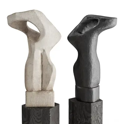 Mid-Century Modern Wabi-Sabi Sculpture