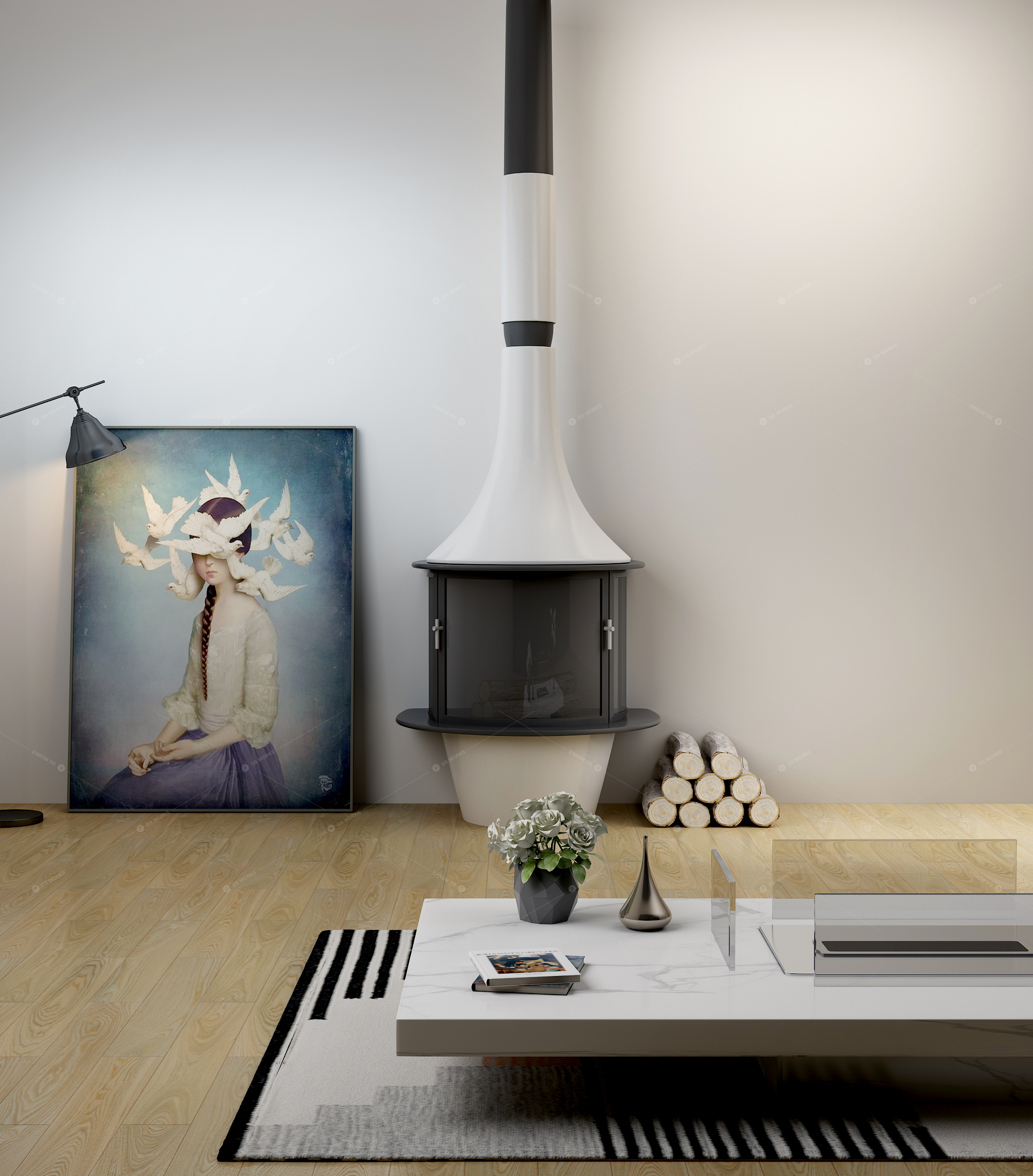 Fireplaces 3D Models